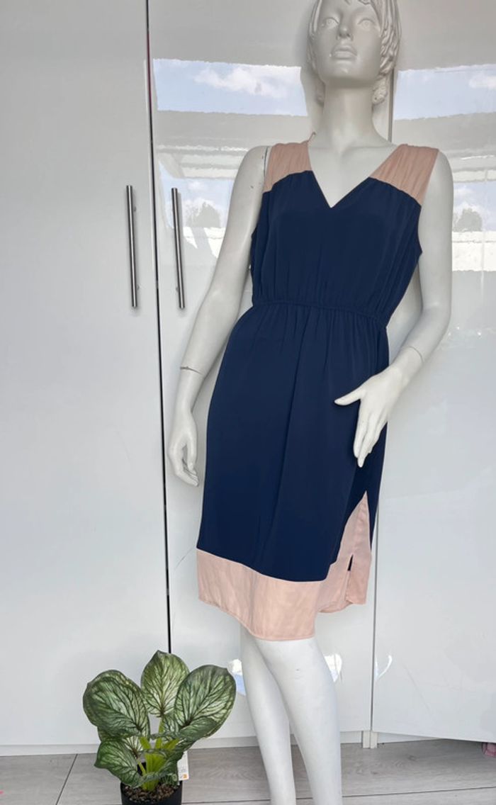 robe bicolore estivale