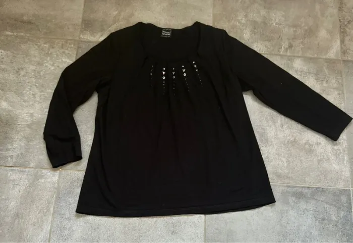 💫 Tunique haut tee shirt ultra chic Pause café 46 état neuf - photo numéro 9