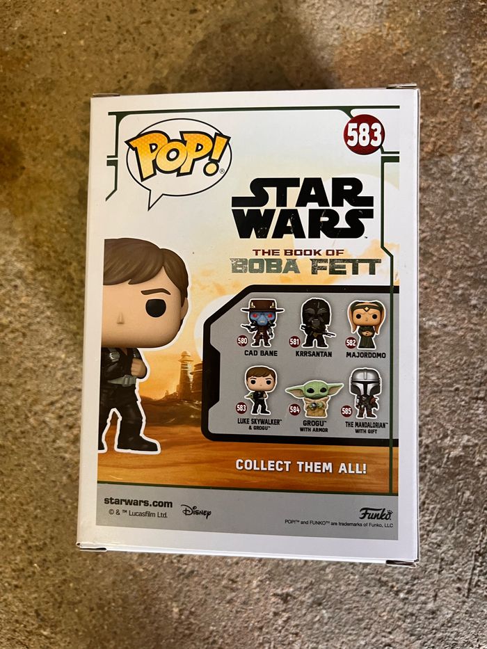 Funko pop luke skywalker et grogu 583 - photo numéro 2