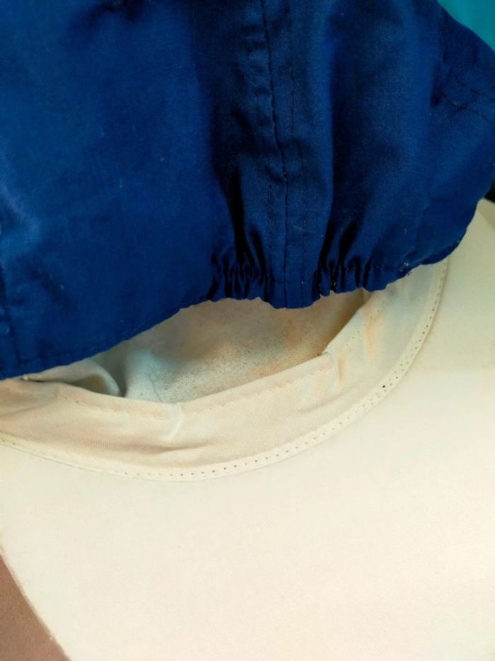 Casquette adulte style marin – broderies dorées et écusson ancre - photo numéro 7