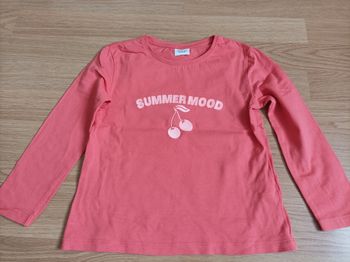 Tee shirt manches longues orange