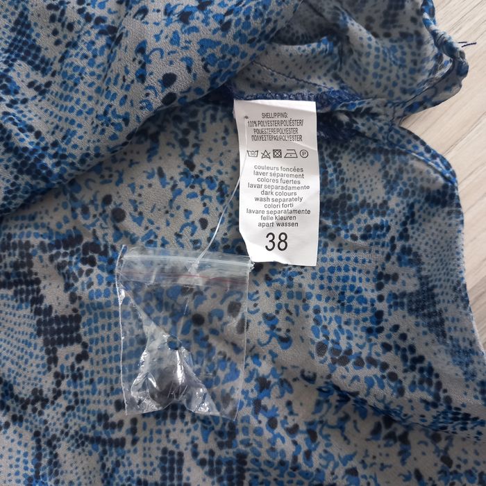 Chemisier sans manches imprimé bleu Tex Woman taille 38 - photo numéro 5