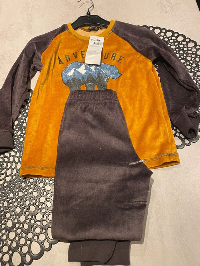Pyjama velour garçon 5 ans in extenso - photo numéro 3