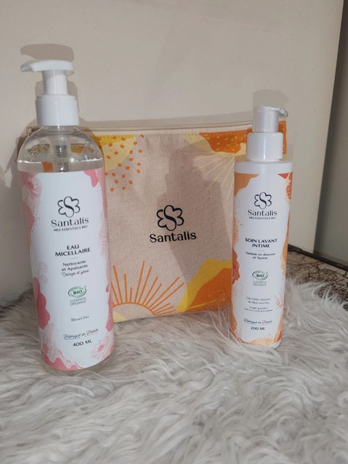 Eau micellaire soins lavant intime santalis bio