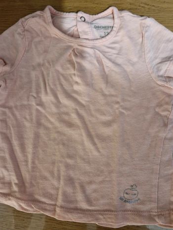 Tee shirt manches courtes 12 mois