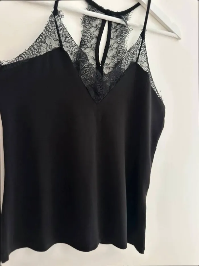 Débardeur chic noir vero moda taille S - neuf - photo numéro 3