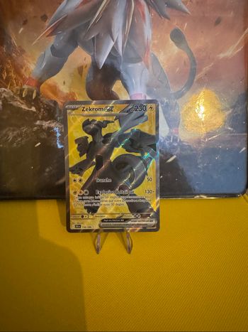 Pokémon carte Zekrom EX 158/086 EV10.5 Foudre Noire BLK FR