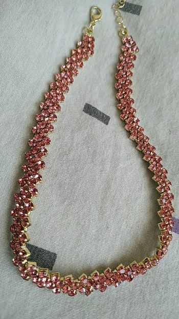 Collier strass 