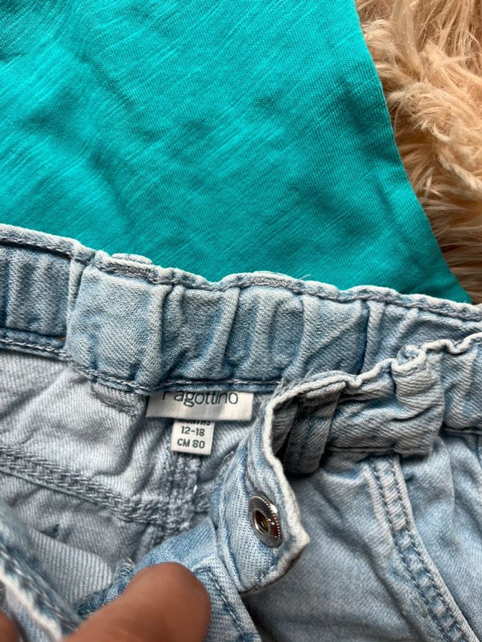 T-shirt + short en jean - photo numéro 6