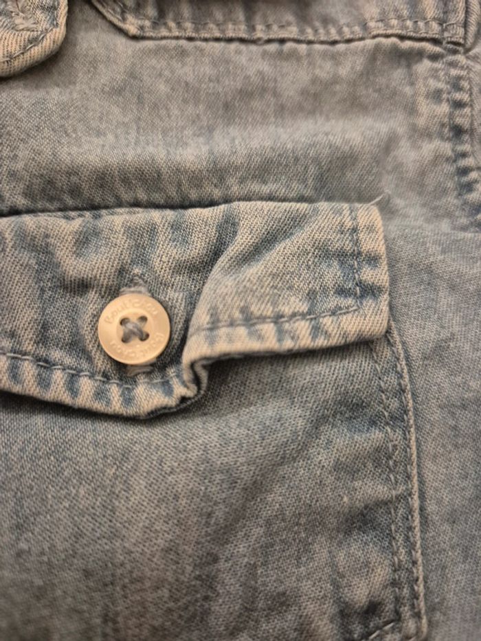 Chemise jean denim Bout'chou 36 mois 94cm 3 ans - photo numéro 3