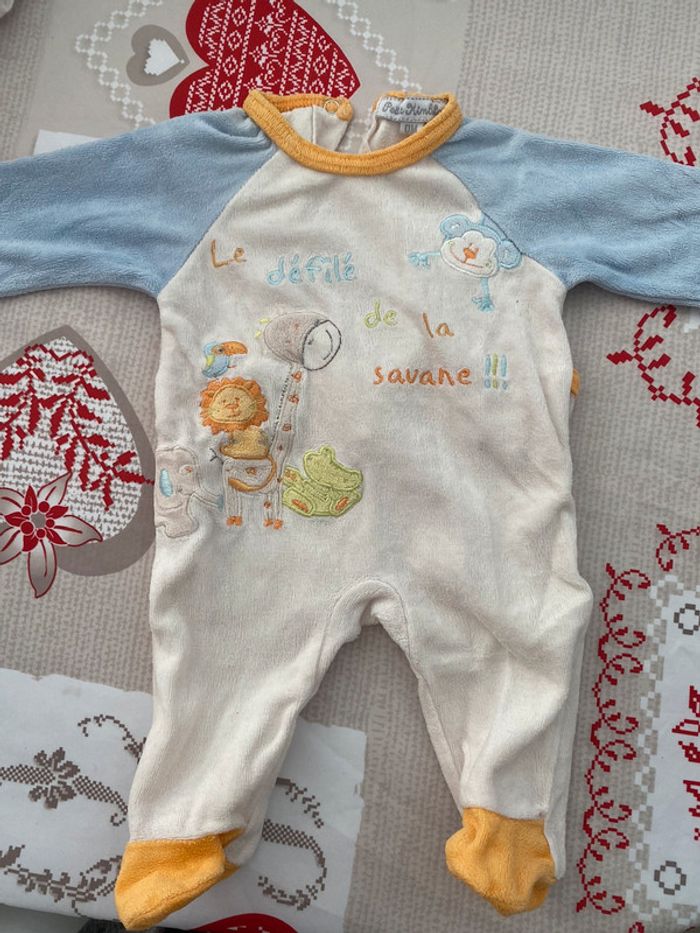 Lot de 2 pyjama velours