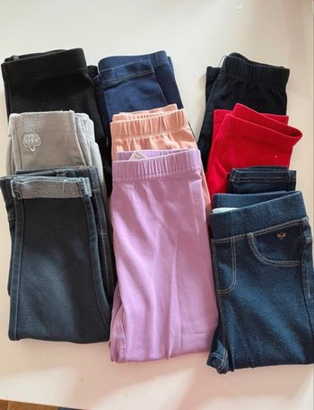 Lotte de 9 Leggings fille 18 mois 