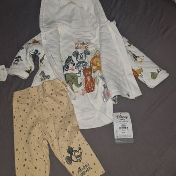 Ensemble mickey 3 6 mois