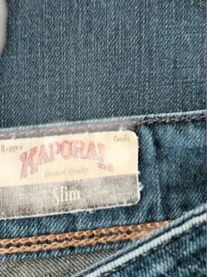 Jean Kaporal modéle cleon ,coupe slim ,taille basse , stretch - photo numéro 14
