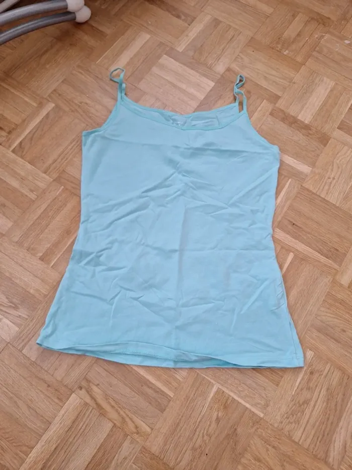 Débardeur turquoise