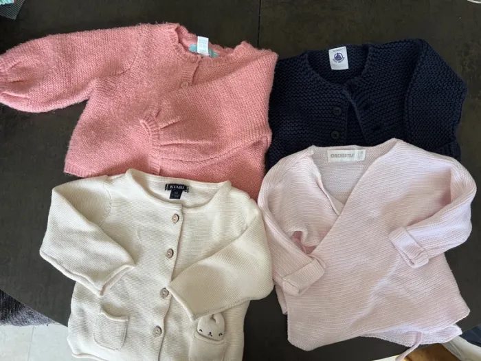 Lot de 4 gilets chauds