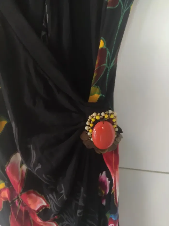 Derhy Ensemble jjupe et top fleuri S - photo numéro 9