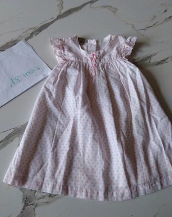 Jolie robe été grain de blé 18 mois