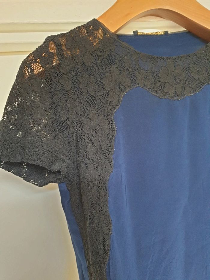 Top Blouse Haut soie Maje Taille 1 - photo numéro 3