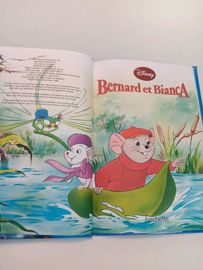 Livre Disney mickey club du livre Bernard et Bianca (1) - photo numéro 4