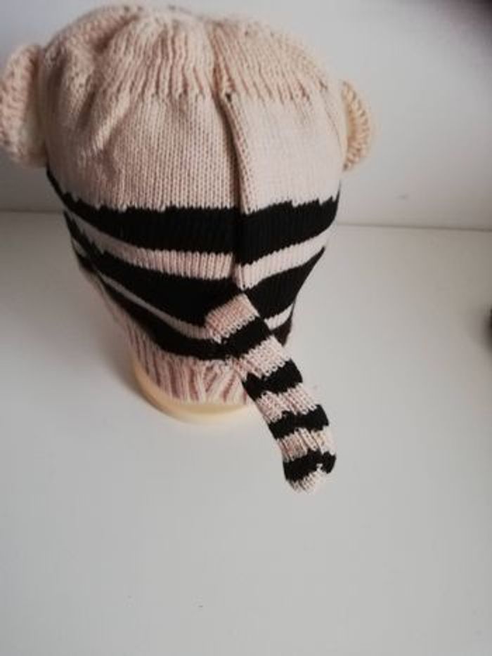Bonnet renard beige - photo numéro 2