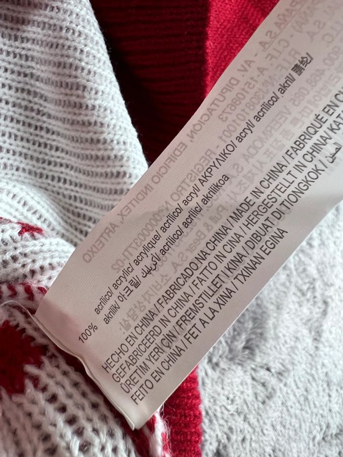 Pull de Noël Ours Coca-Cola x Pull&Bear Rouge Taille XS - photo numéro 15