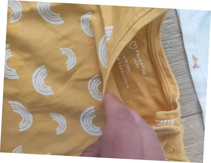 Lot 4 tee-shirt manches courtes 74 cm - photo numéro 5