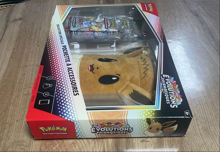 Pokémon coffret collection spéciale pochette à accessoires écarlate et violet évolutions prismatiques événement 8.5 - photo numéro 3