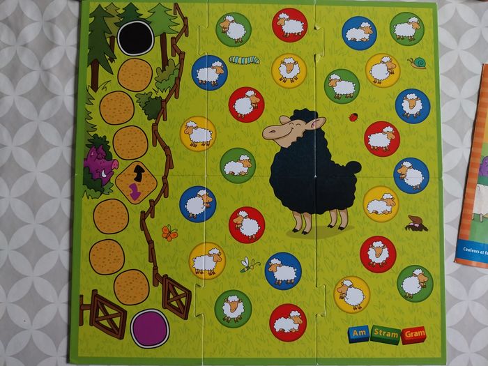 Eddy le mouton noir – Jeu de poche enfants – Am Stram Gram – Boîte métal – Dès 3 ans – Comme neuf - photo numéro 6