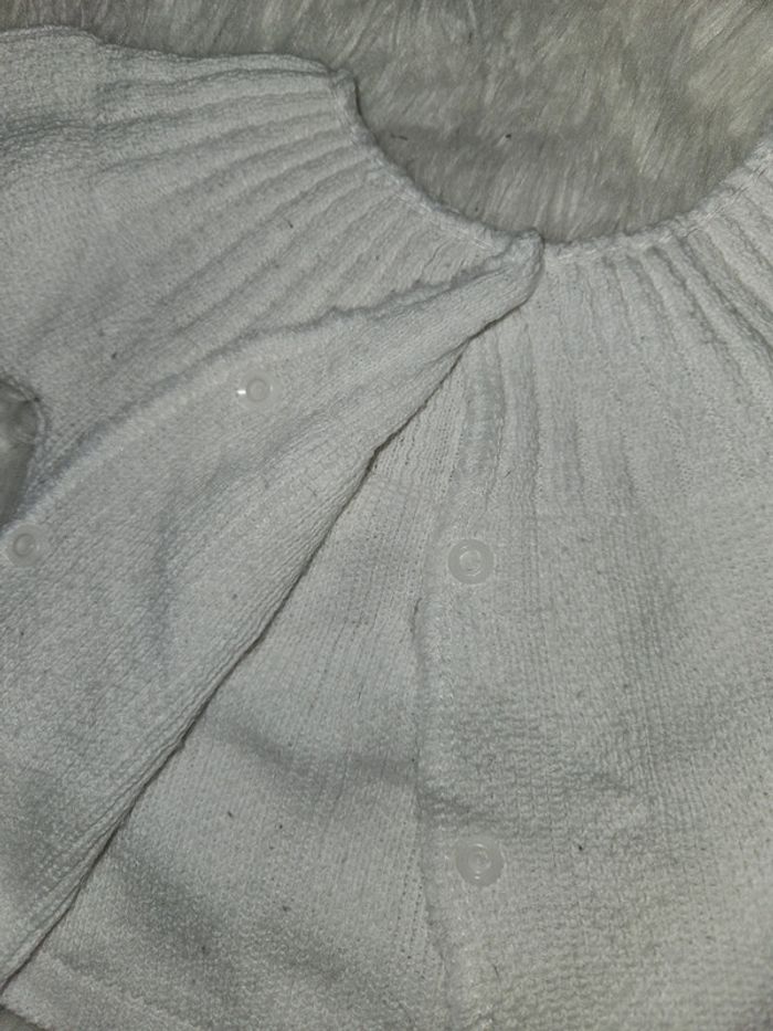 Brassière bébé fille blanche - photo numéro 2