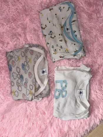 Lot de 2 bodys + 1 offert petit bateau