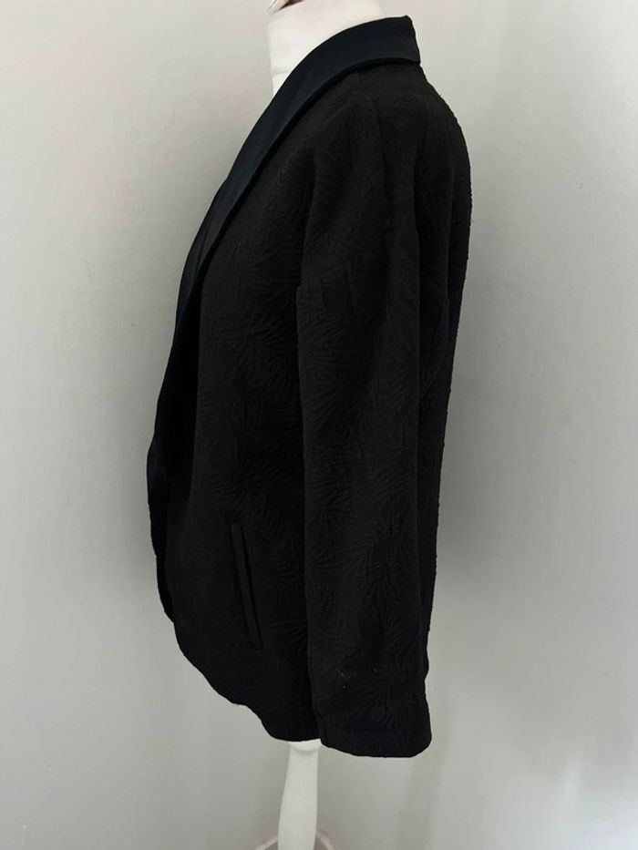 Veste blazer noire col satiné Ikks XS. - photo numéro 4