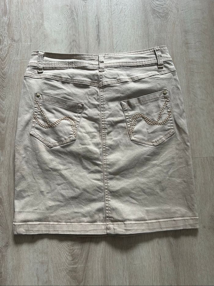 Jupe en jean taille S 36 toumaï - photo numéro 2