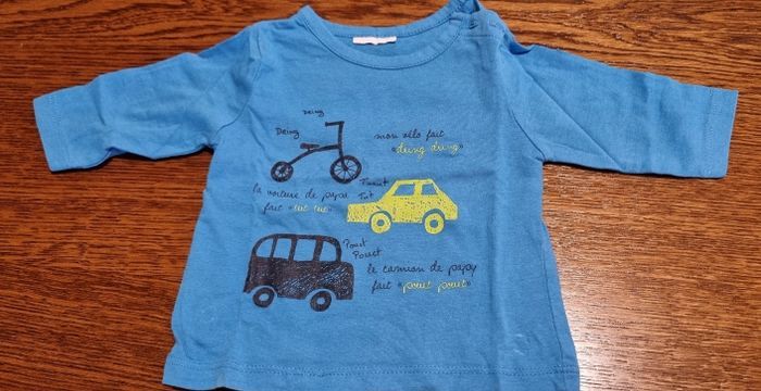 T shirt à motif 1 mois