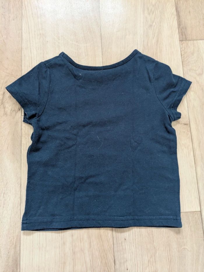 Tee-shirt marine avec papillons 3 ans - photo numéro 5