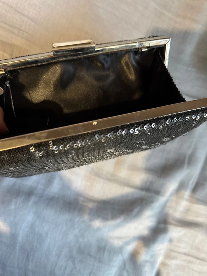 Pochette strass noir - photo numéro 5