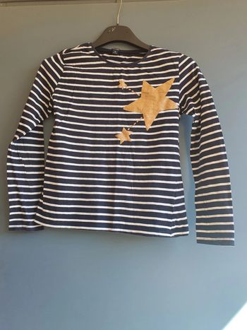 Tee-shirt marinière Kiabi 10 ans