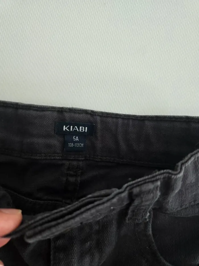 Short en jean gris - photo numéro 2