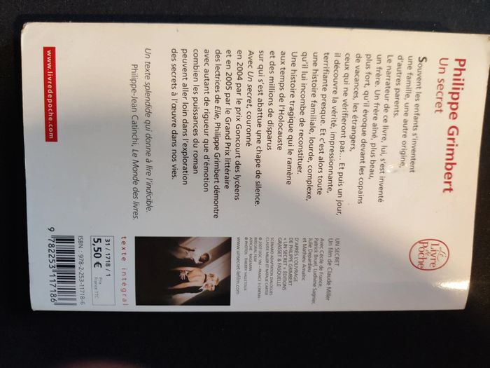 Un secret Philippe Grimbert - photo numéro 2