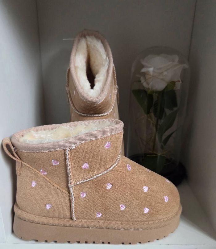 Bottines beige polaires - photo numéro 2