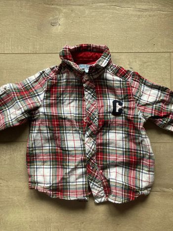 Chemise manche longue garcon