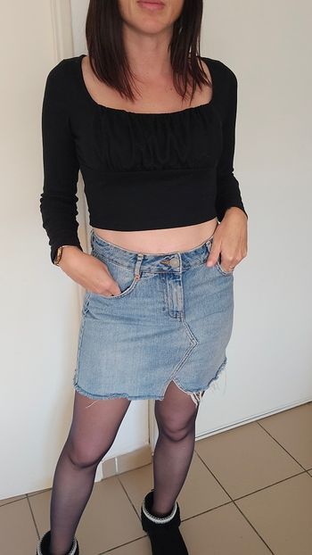Mini jupe en jean asos taille 36