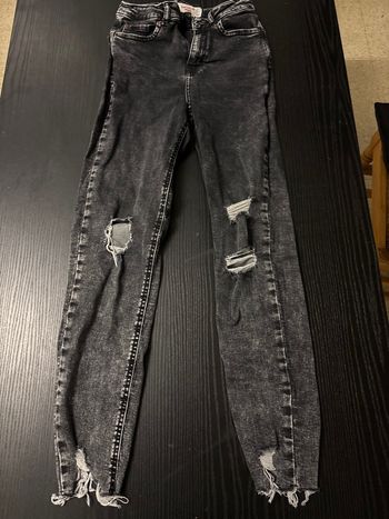 Jean skinny troué