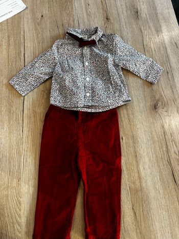 Tenue de fête bébé garçon 12 mois TAOq