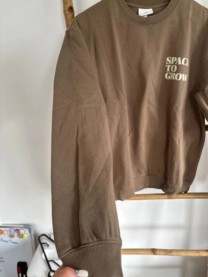 Pull marron space to grow H&M taille S - photo numéro 6