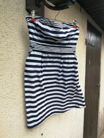 Robe bustier à rayures Naf Naf