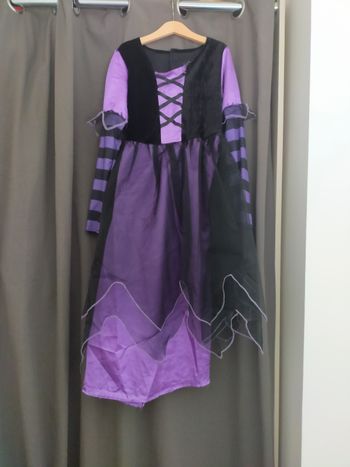 Costume sorcière fille taille 130cm/140cm