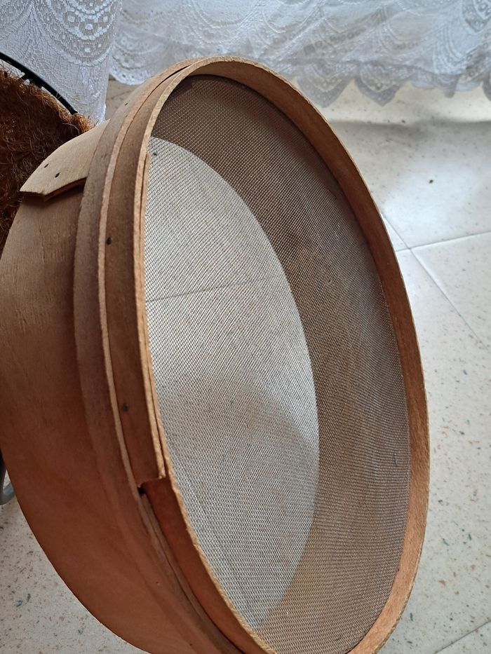 tamis ancien en bois - photo numéro 4