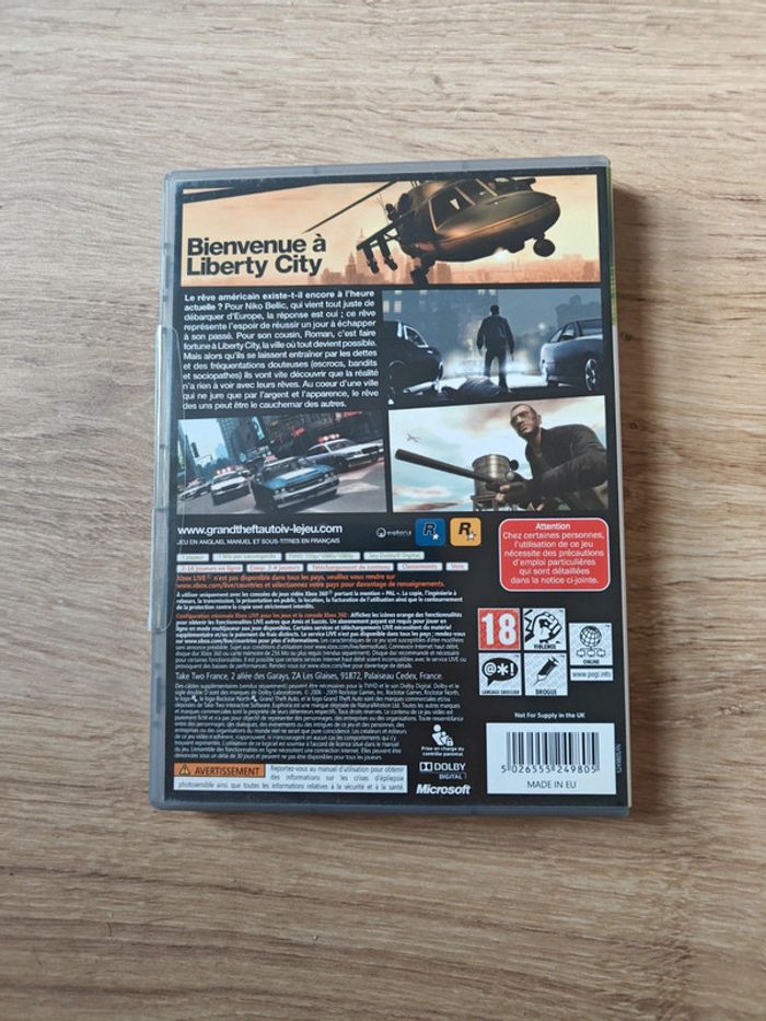 GTA IV xbox 360 - photo numéro 2