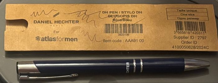 Stylo bille bleu Daniel Hechter